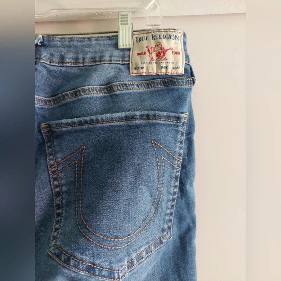 True Religion "Jenni Curvy" Midrise skinny stretch denim jeans size 33 - Picture 5 of 5
